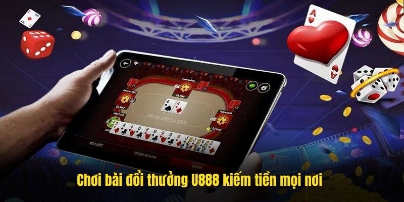 Chơi bài đổi thưởng U888 kiếm tiền mọi nơi