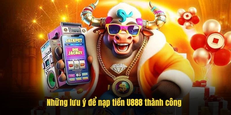 Những lưu ý để nạp tiền U888 thành công